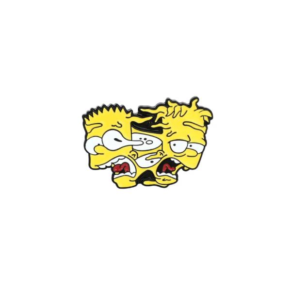 Pin Metalico De Bart Simpson