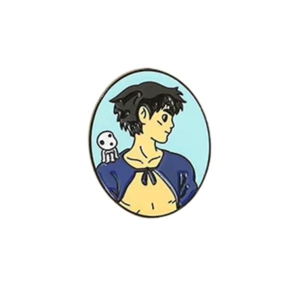 Pin Metalico De Ashitaka (La Princesa Mononoke) - Studio Ghibli