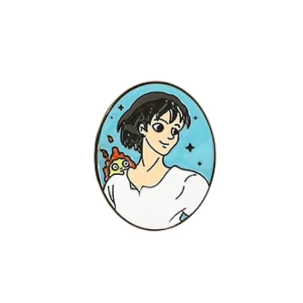 Pin Metalico De Howl (Castillo Vagabundo) - Studio Ghibli