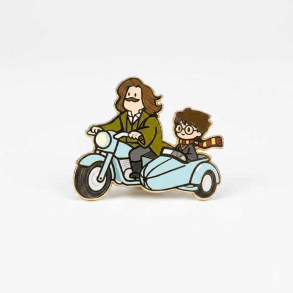 Pin Metalico Sirius Black Y Harry Potter