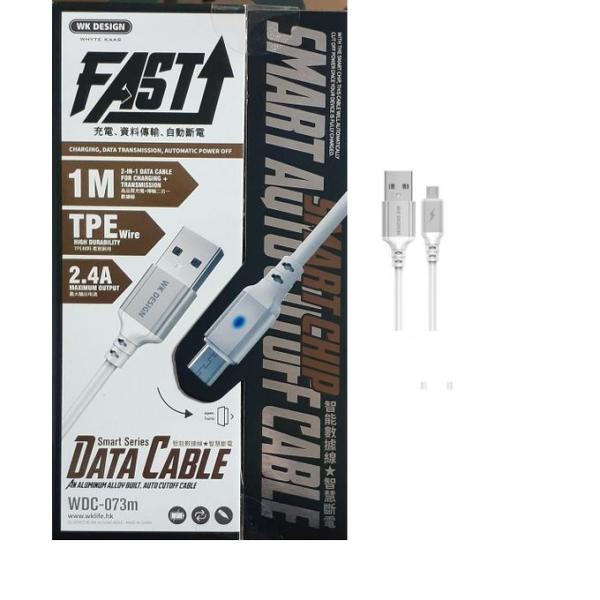 Cable Usb Micro B Wdc-073M Wekome Negro