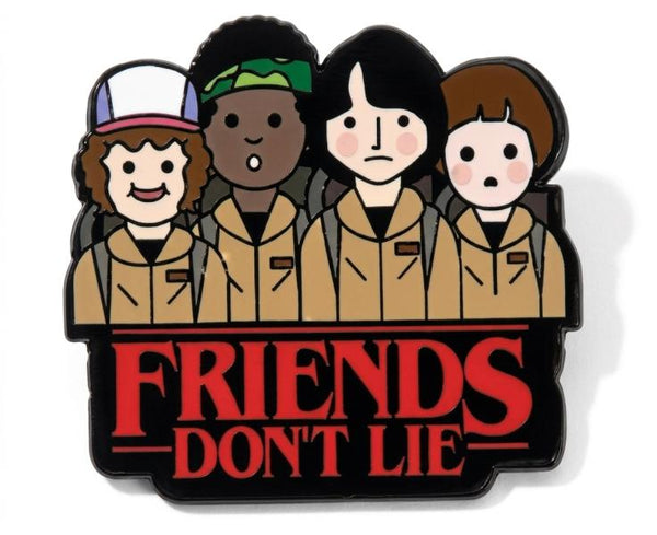 Pin Metalico De Friends Dont Lie Stranger Things