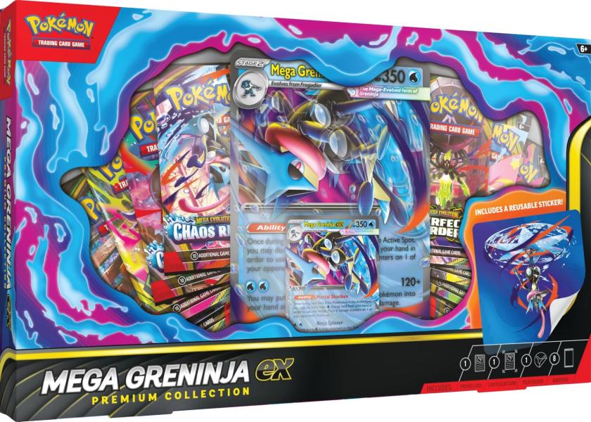 Pokemon Tcg Mega Grenij Ex Prem Col Spa