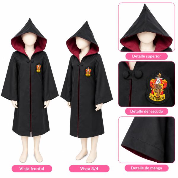 DISFRAZ DE GRYFFINDOR - HARRY POTTER PARA NIÑO M