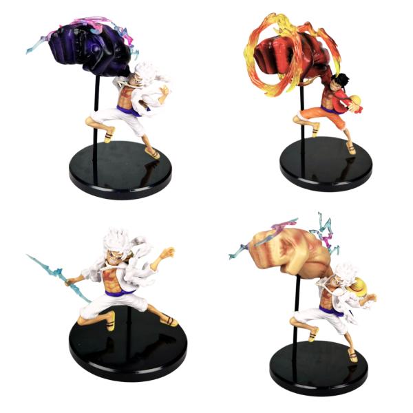 Set De Figuras De Luffy Gear 5 - One Piece