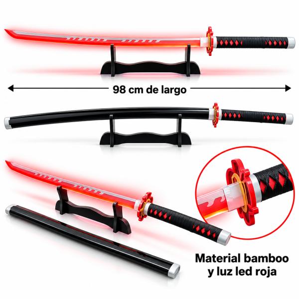 KATANA DE TANJIRO CON LUZ - KIMETSU NO YAIBA
