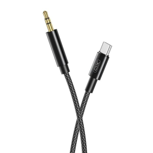 Cable Auxiliar Lightning A 3.5 Modelo Nb-R211A Xo Negro