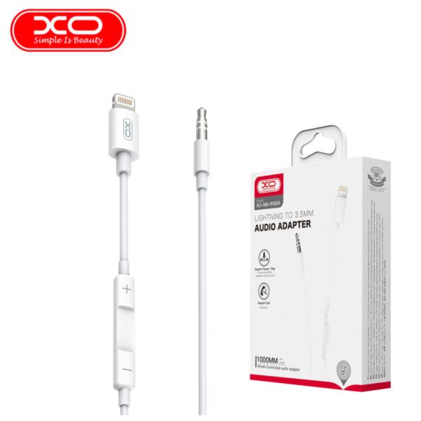 Cable Auxiliar Lightning A 3.5 Modelo Nb-R192A Xo Blanco