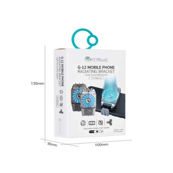 Ventilador Para Celular G-12 Bateria Modelo Cs8815 Coteci Negro