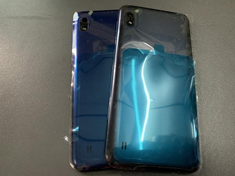 Tapa Samsung Galaxy A10 A105 Negra Con Marco