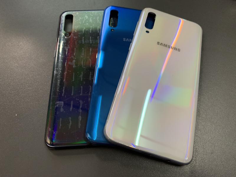 Tapa Samsung Galaxy A50 A505 Negra Con Marco