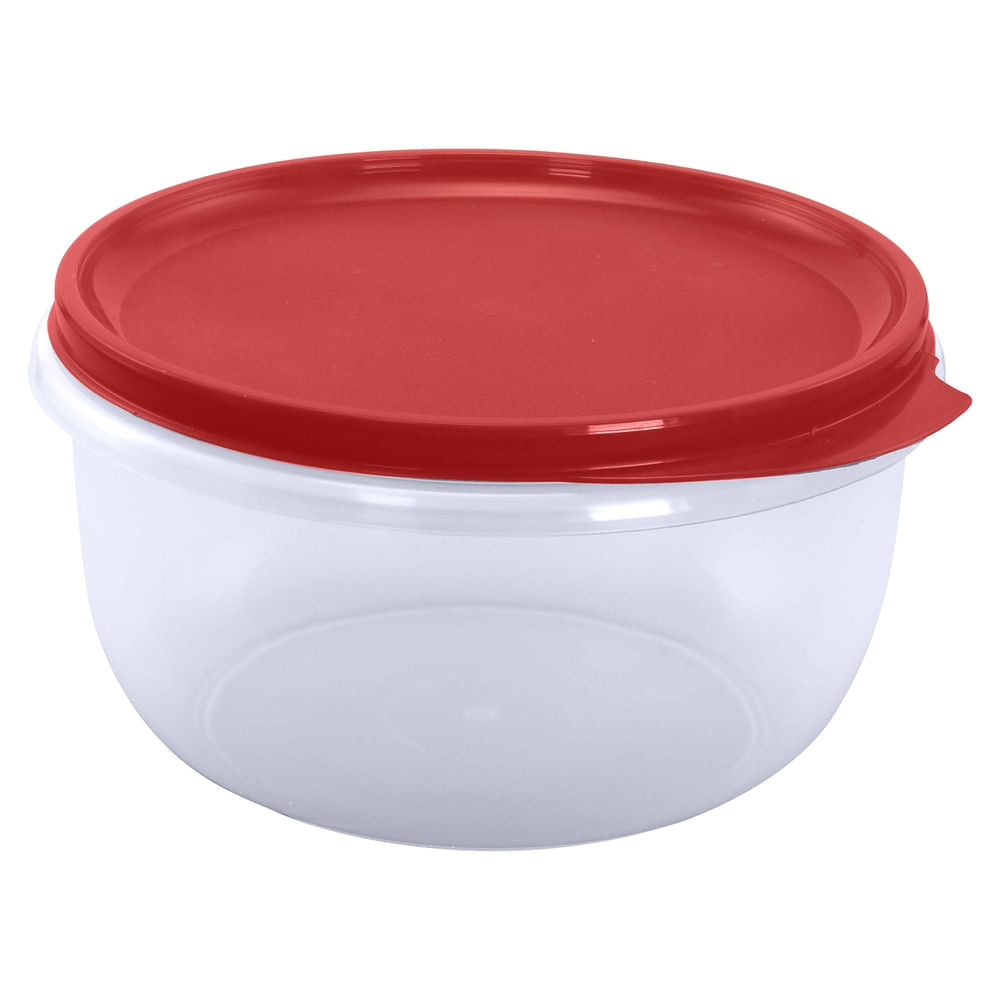 Tazón Guateplast Futura Grande (90 Oz) Color Rojo - Unidad