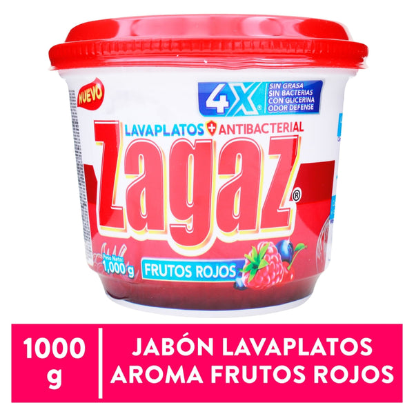 Lavaplatos Zagaz Frutos Rojo - 1000 G