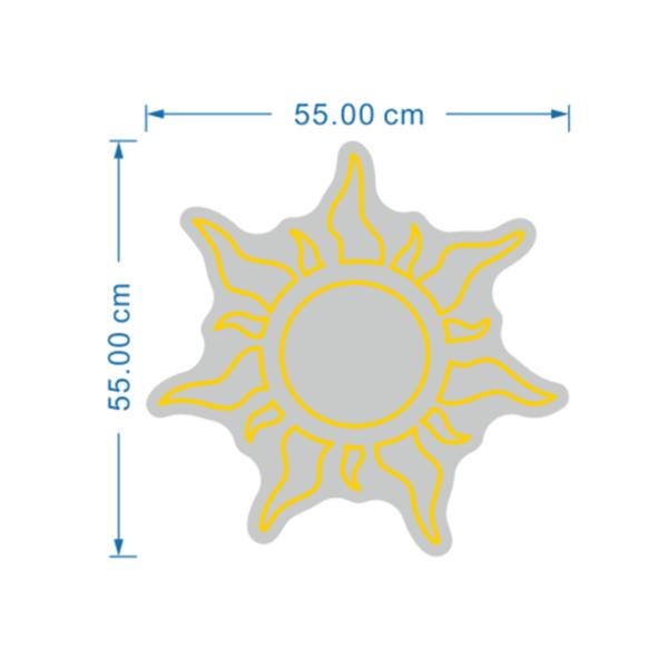 Rotulo Luz Neon Sol