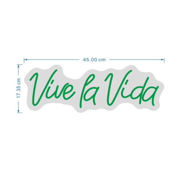 Rotulo Luz Viva La Vida
