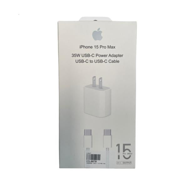 Cargador Completo Tipo C A Tipo C 30W Iphone 15 Pro Max