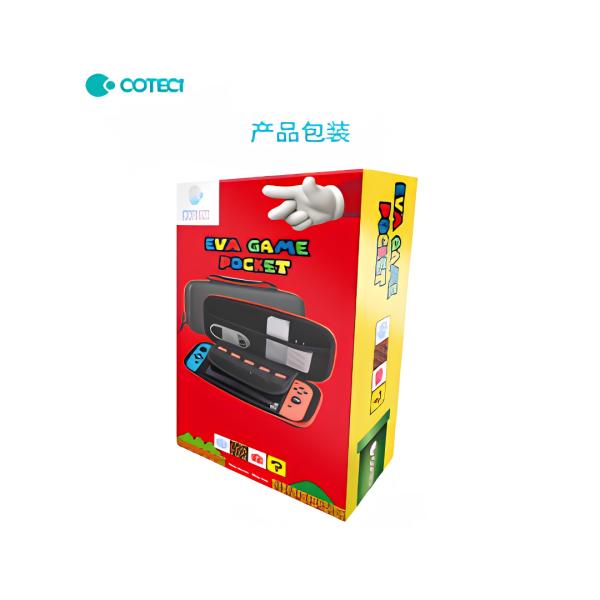 SET DE Estuche Para Nintendo Switch Modelo 93001 Coteci Negro