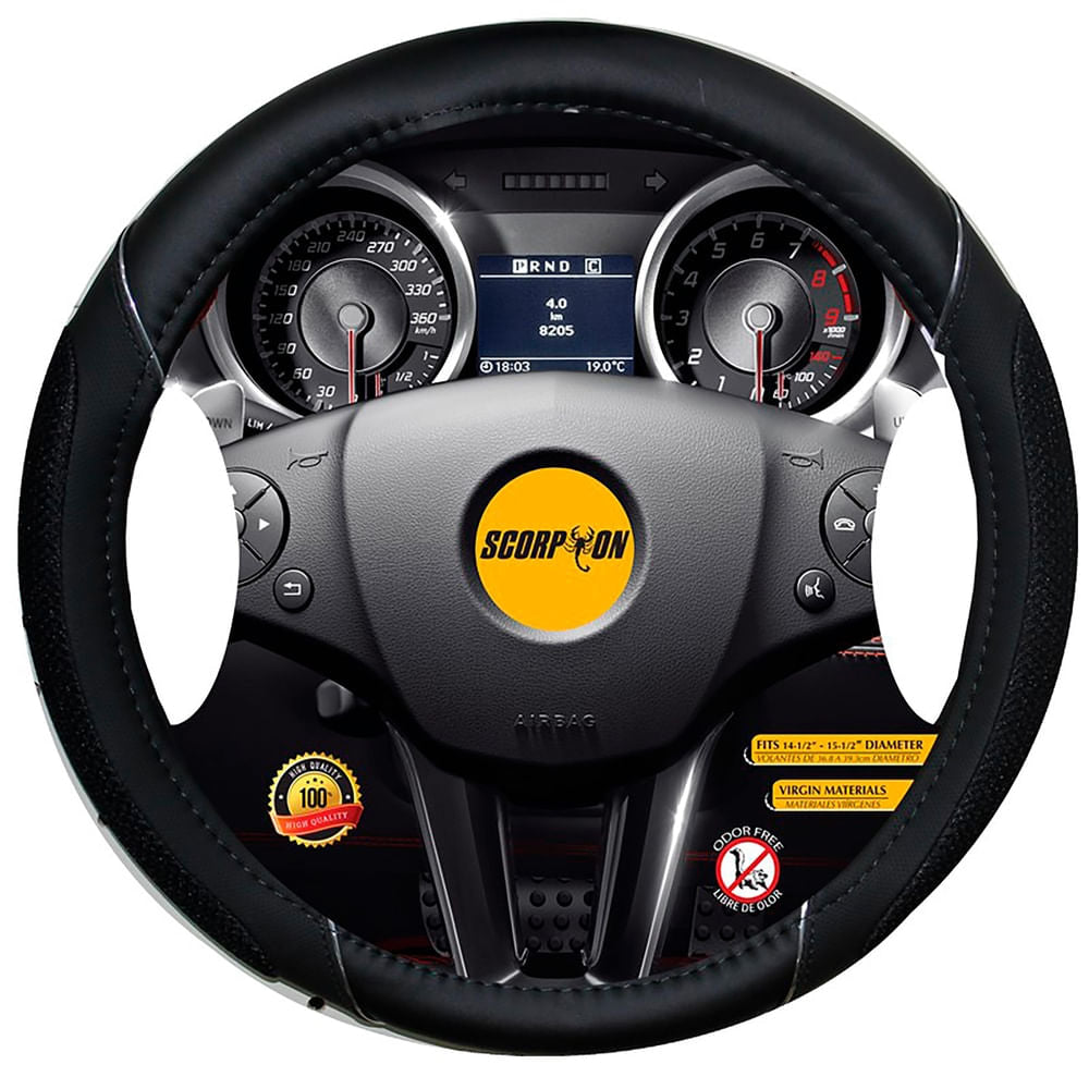 Cubrevolante Confort Negro Scorpion
