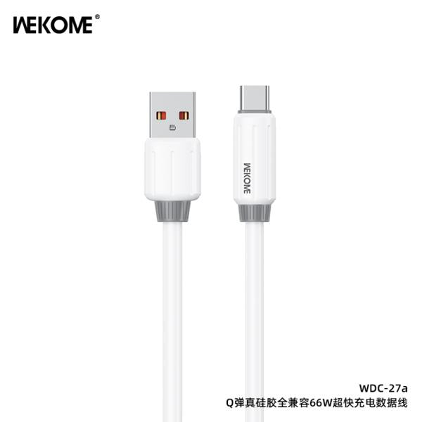 Cable Usb A Tipo C 66W Modelo Wdc-27 Wekome Blanco