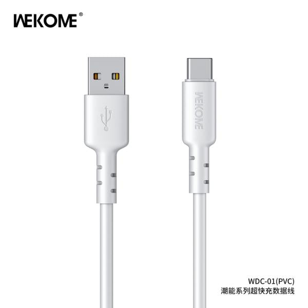 Cable Usb A Tipo C 6A Wdc-01A Wekome Blanco