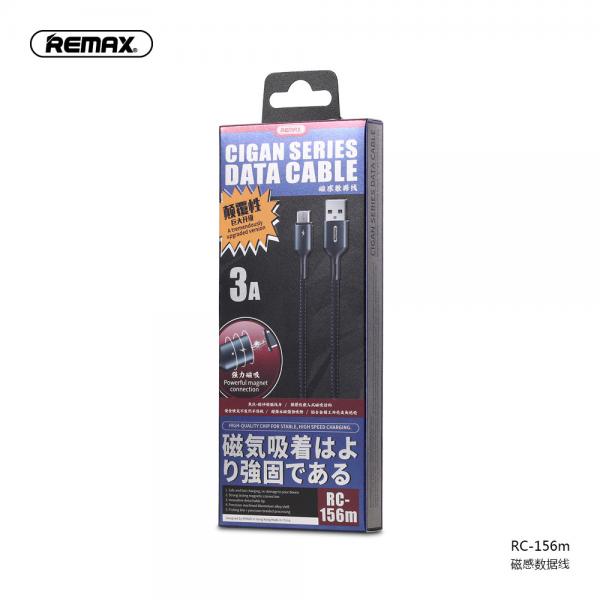 Cable Usb Lightning RC-156I Cigan 3A Remax Negro