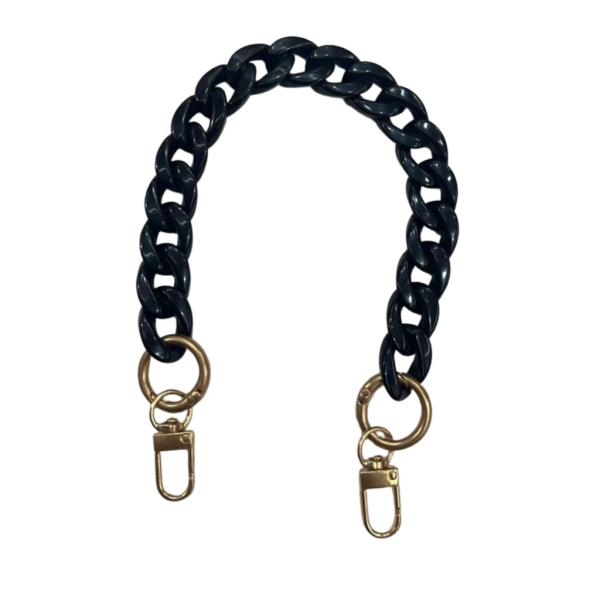 Correa Colgante Para Celular Diseño Cadena Negro