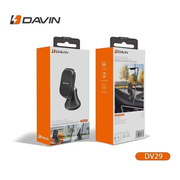 Holder De Carro Magnetico Modelo Dv29 Davin Negro