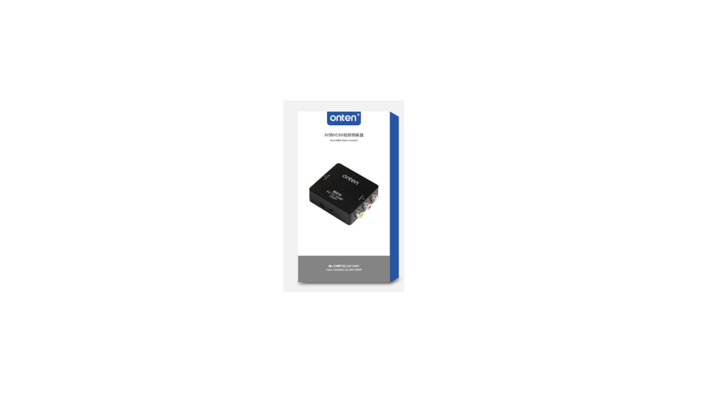 CONVERTIDOR AV A HDMI OTN-7335C ONTEN NEGRO