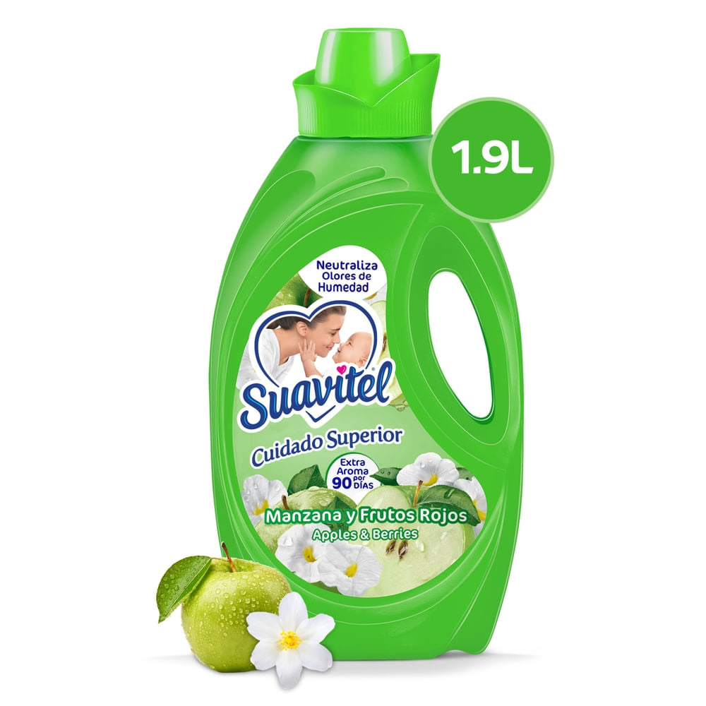 Suavizante De Telas Cuidado Superior Manzana -1900ml