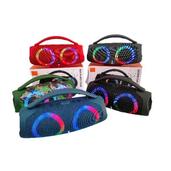 Parlante Bluetooth Booms Box 3 Rgb Azul