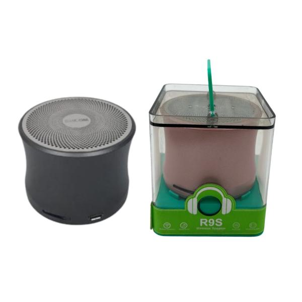 Bocina Parlante Bluetooth R9S Color Plateado