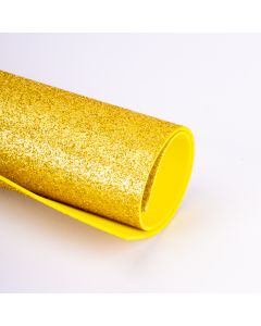 Foam Escarchado 20x30cm Amarillo