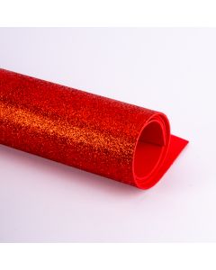 Foam Escarchado 50x70cm Rojo