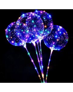 Globo Transparente Con Luz 20pulg