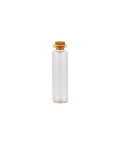 Recipiente Vidrio Con Corcho 8cm 20ml Transparente