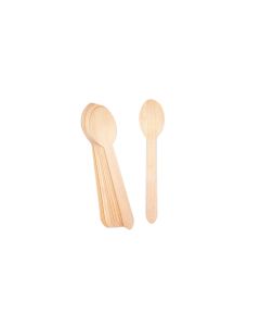 Cuchara Madera Liso 12und 16.5cm