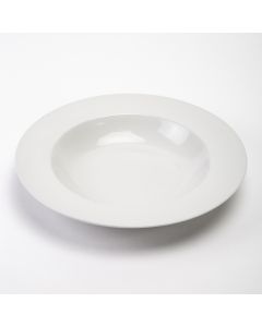 Plato Porcelana Hondo 8.5pulg Blanco