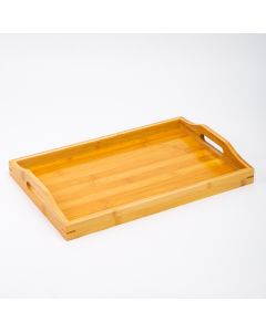 Bandeja Madera Bamboo Lisa 38x25x3cm