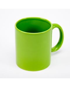 Jarra Porcelana Verde Limón 11oz