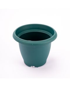 Macetero Plástico Serinova Redondo Liso #2 15x12cm 1l Verde