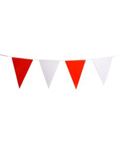 Banderín Papel Liso 12pzas