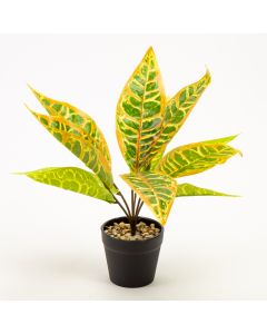 Planta Artifical Salpicada Magnolia Con Maceta