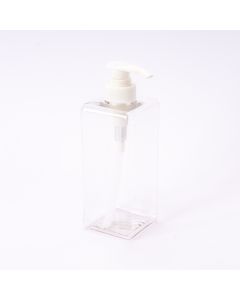 Dispensador Jabón Plástico Cuadrado 400-500ml