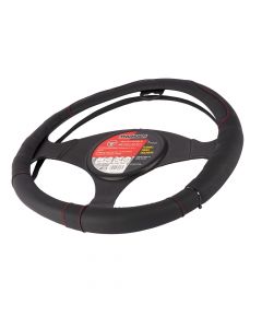 Cobertor Volante Para Auto Relieve Costura Textura Puntos 37.5x38.5cm