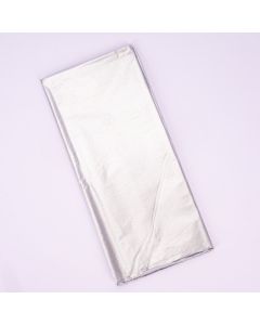 Papel Seda Liso 50.8x66cm 4und Plateado