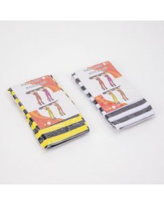 Media Panti Estampado Rayas 65cm Surtido