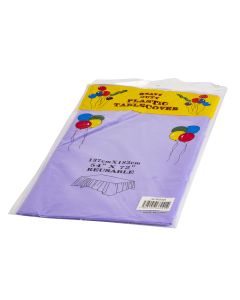 Mantel Plástico Liso 137x183cm Lila