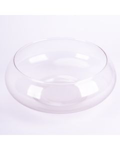Pecera Vidrio Lisa 25x10cm Transparente