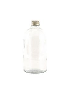 Botella Vidrio Lisa 500ml Transparente