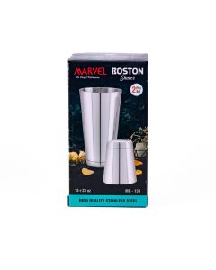 Coctelera Acero Lisa Boston 2pzas 18+28oz Plateado